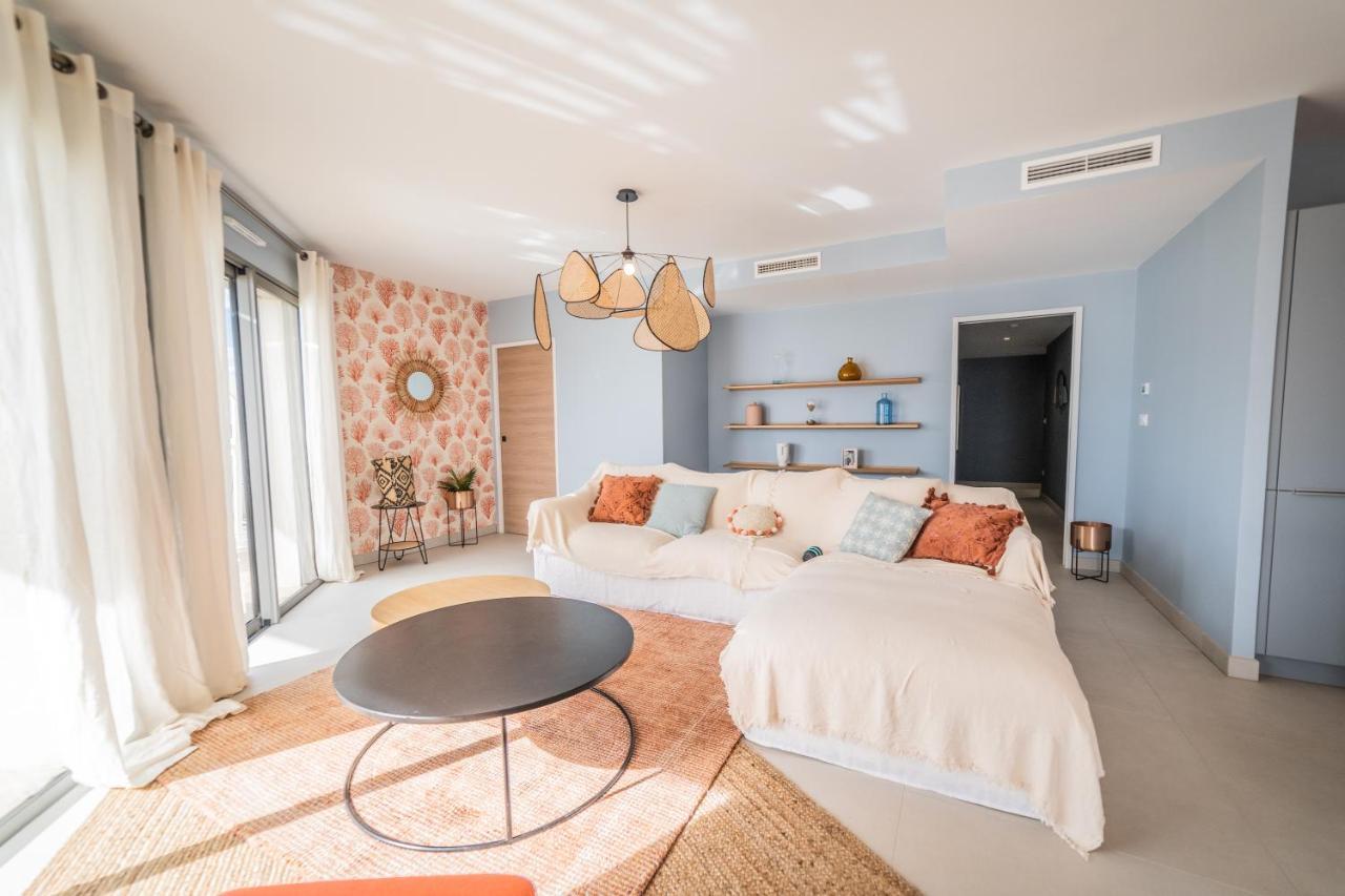 Le Majestic Residence Le Mind Vue Mer Exceptionnelle Grande Terrasse Privee Piscine Partagee Sur Le Toit Hyper Centre Λα Γκραντ-Μοτ Εξωτερικό φωτογραφία