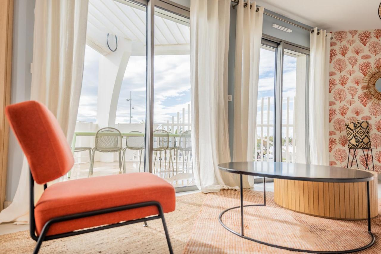 Le Majestic Residence Le Mind Vue Mer Exceptionnelle Grande Terrasse Privee Piscine Partagee Sur Le Toit Hyper Centre Λα Γκραντ-Μοτ Εξωτερικό φωτογραφία