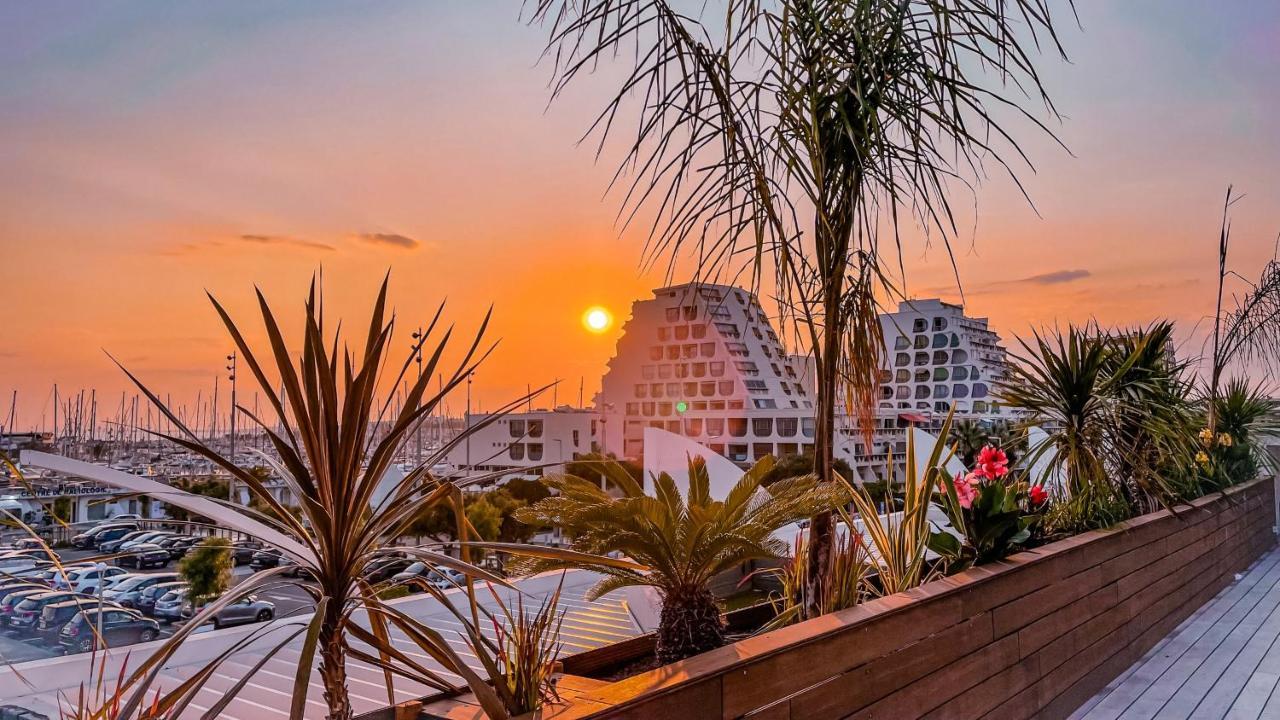 Le Majestic Residence Le Mind Vue Mer Exceptionnelle Grande Terrasse Privee Piscine Partagee Sur Le Toit Hyper Centre Λα Γκραντ-Μοτ Εξωτερικό φωτογραφία