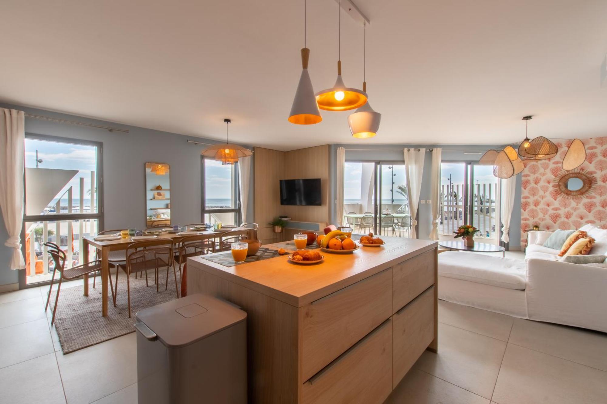Le Majestic Residence Le Mind Vue Mer Exceptionnelle Grande Terrasse Privee Piscine Partagee Sur Le Toit Hyper Centre Λα Γκραντ-Μοτ Εξωτερικό φωτογραφία