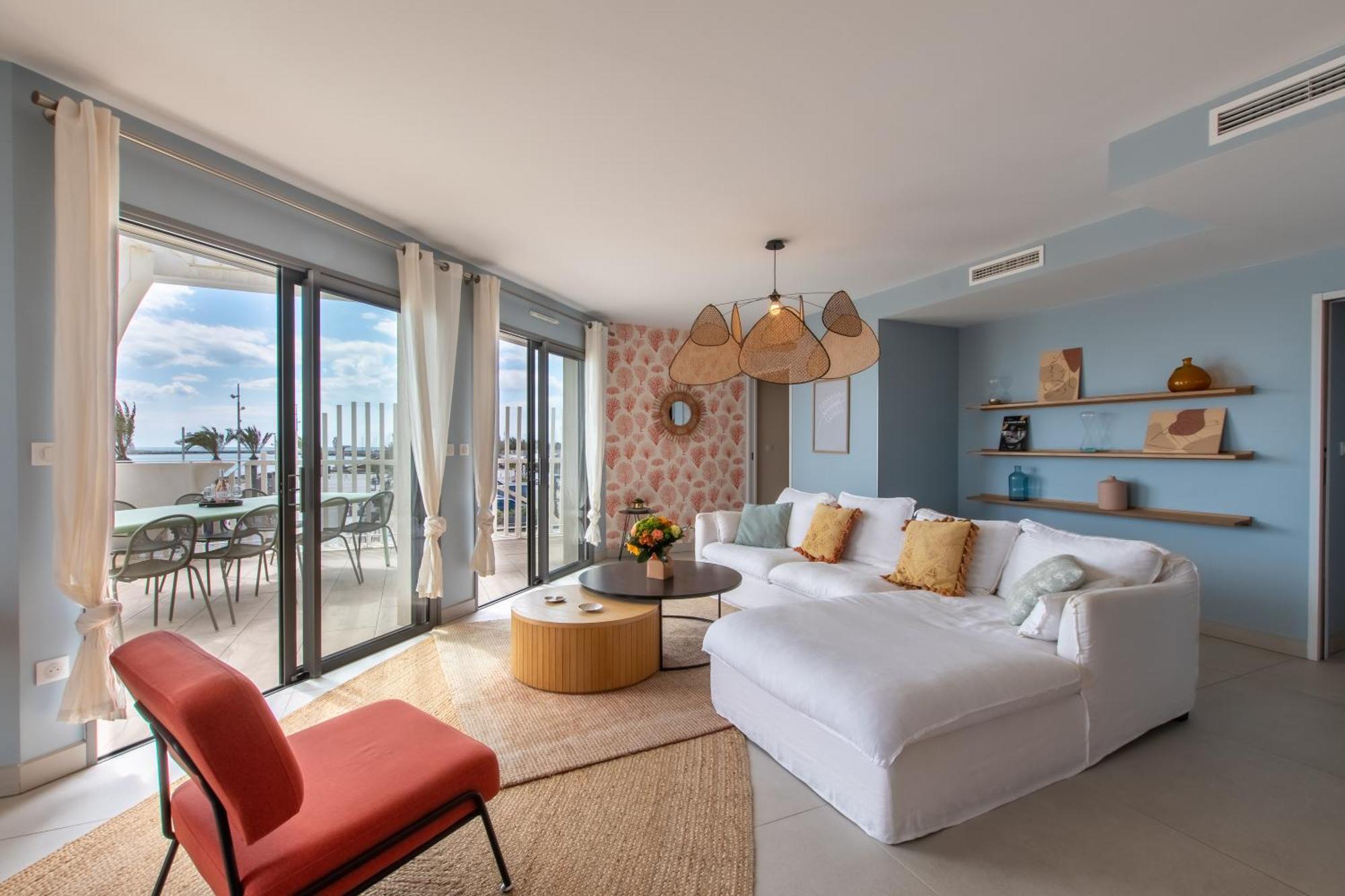 Le Majestic Residence Le Mind Vue Mer Exceptionnelle Grande Terrasse Privee Piscine Partagee Sur Le Toit Hyper Centre Λα Γκραντ-Μοτ Εξωτερικό φωτογραφία